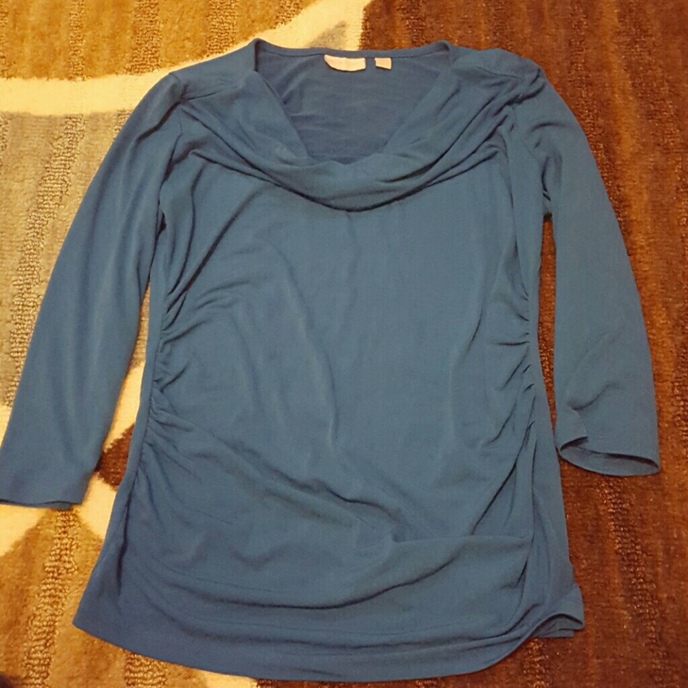 New York and Company blue blouse